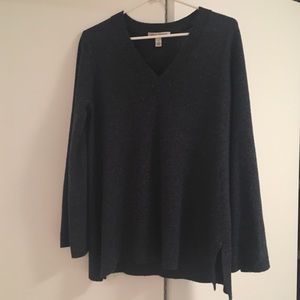 Navy heathered sweater